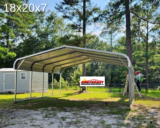 18x20x7 Classic Style Carport